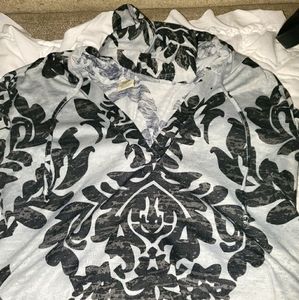 Long sleeve throw over